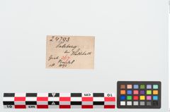 Etiketten zu Bronzespindelkopfnadel (NHMW-PRAE-024793)